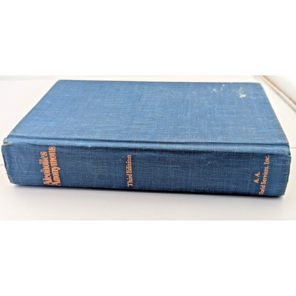 Alcoholics Anonymous 1985 Third Edition Revised 21st Printing No DJ Lots of note